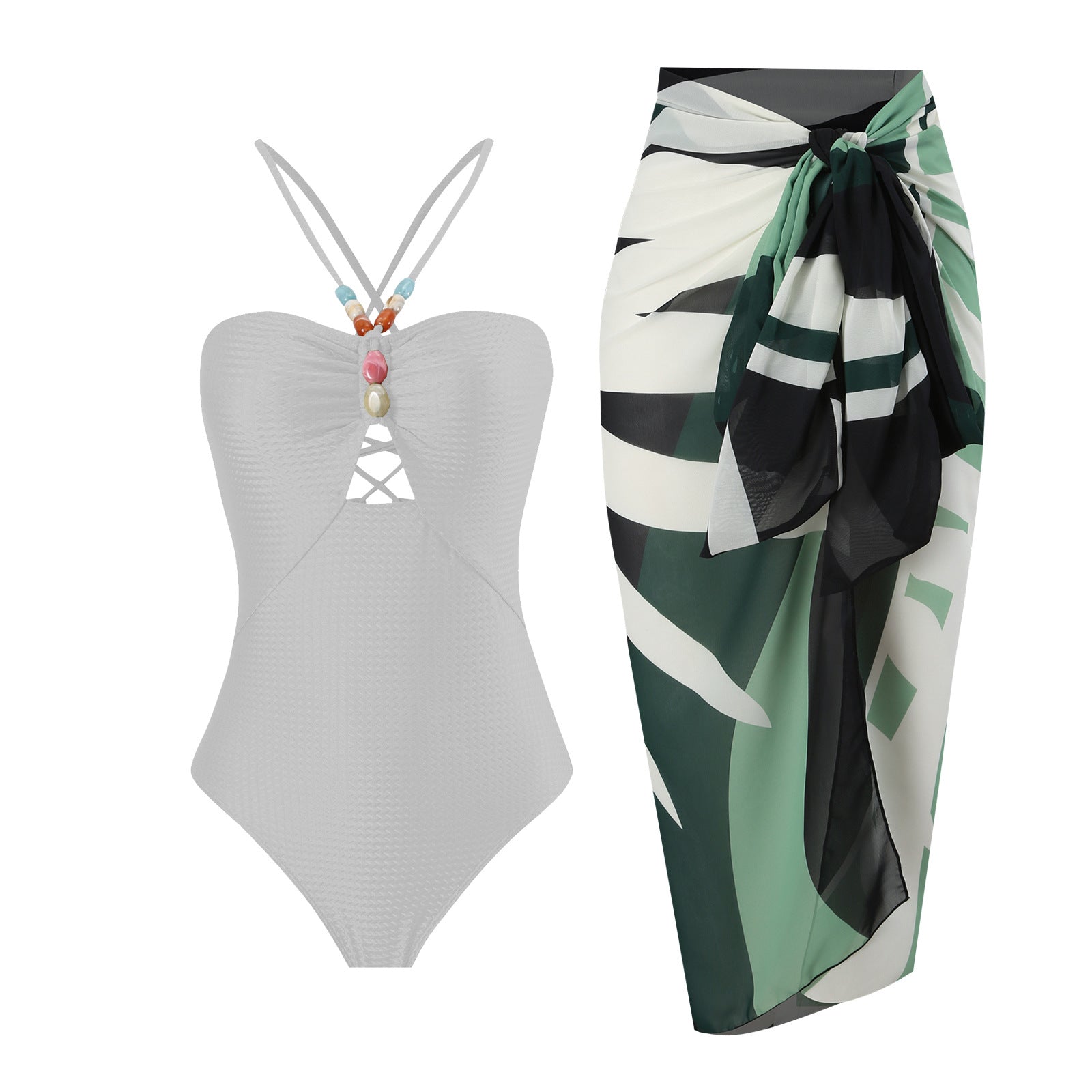 Arrival Solid Color One Piece Women Swimwear Suit French Retro Covering Belly Thin Swimming Bella Mia